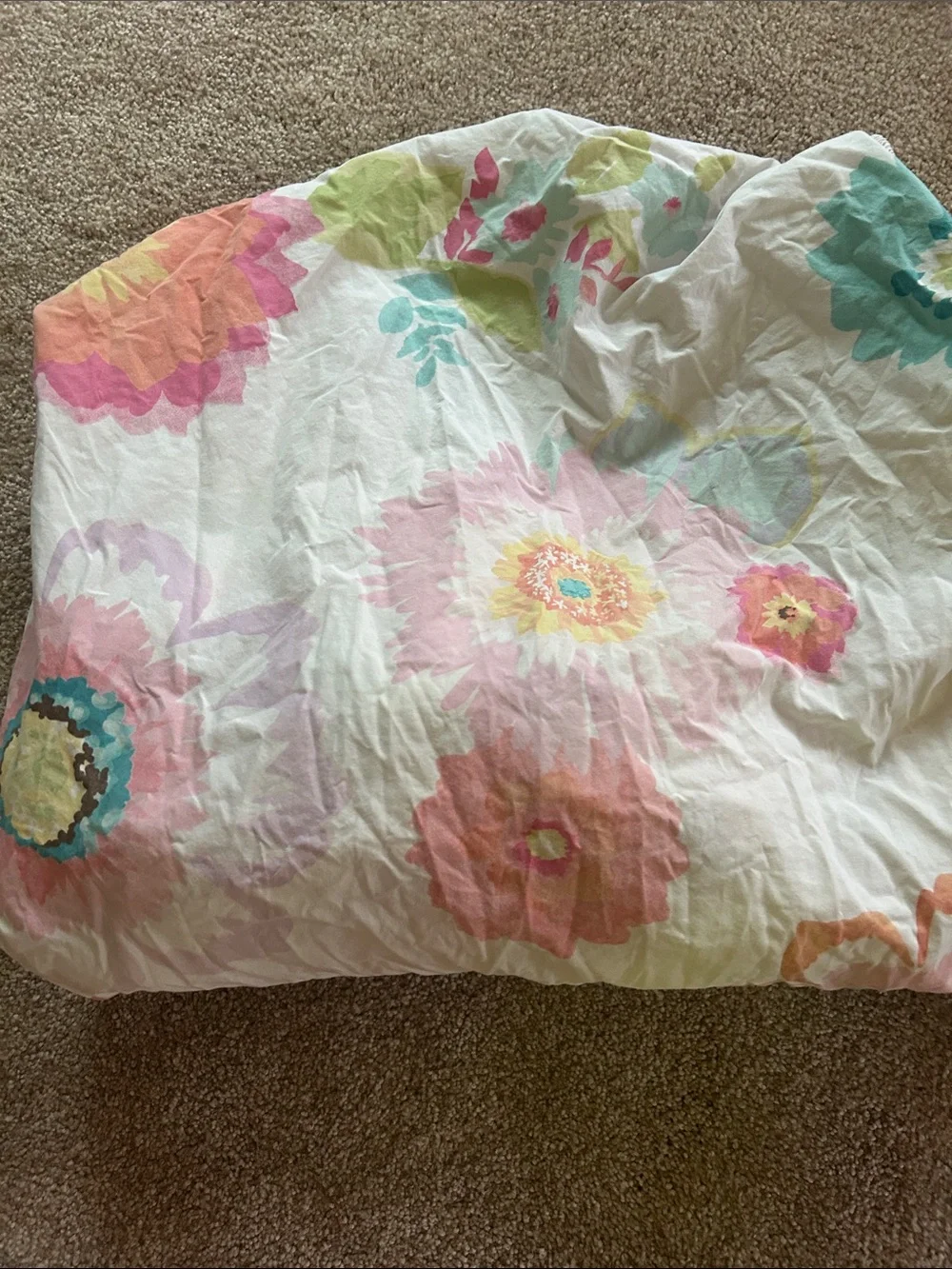 ❤️ 3/$18 Pottery Barn Kids floral crib fitted sheet